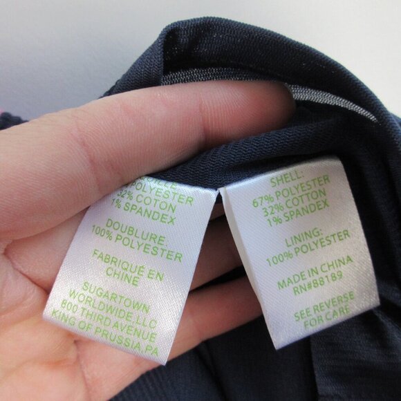 Lilly Pulitzer Brielle Dress Mini XXS Pink Striped Fit & Flare Cotton Blend 438 - Picture 4 of 12